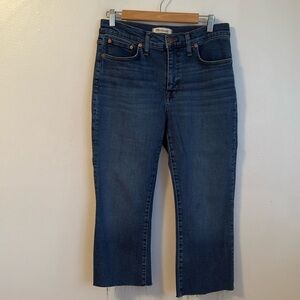 Women’s Madewell Mid-Rise Kick Out Jeans Size 29 Preowned